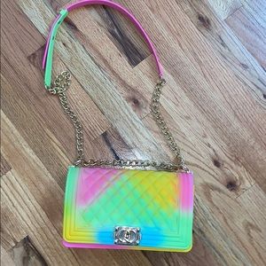Colorful crossbody purse